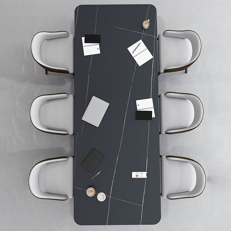 Moderner Steinrechteck-Büroschreibtisch 29,53 Zoll großer Schreibtisch