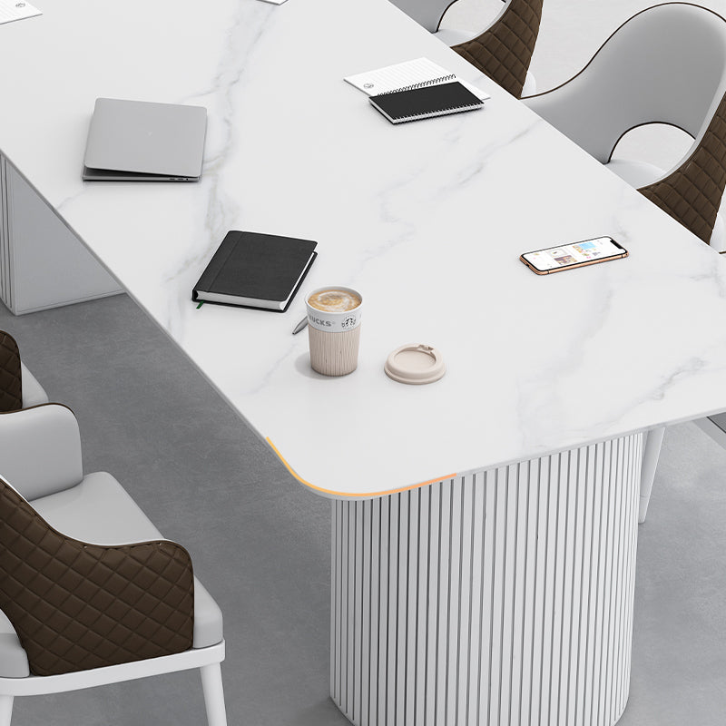 Moderner Steinrechteck-Büroschreibtisch 29,53 Zoll großer Schreibtisch