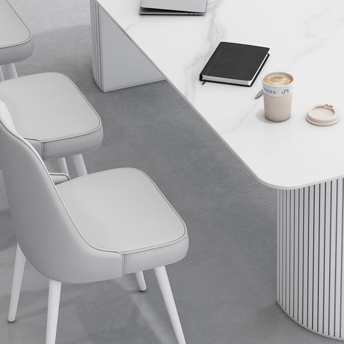 Moderner Steinrechteck-Büroschreibtisch 29,53 Zoll großer Schreibtisch