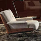 Industrial Lounge Chair Solid Color Cushion Back Basic Four Leg Reclining Accent Chair Clearhalo 'Accent Chairs' 'accent_chairs' 'Chairs & Seating' 'furn' 'furn_accent_chairs' 'Furniture' 'Living Room Furniture' 6670178