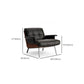 Industrial Lounge Chair Solid Color Cushion Back Basic Four Leg Reclining Accent Chair Clearhalo 'Accent Chairs' 'accent_chairs' 'Chairs & Seating' 'furn' 'furn_accent_chairs' 'Furniture' 'Living Room Furniture' 6670184