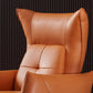 31" Wide Contemporary Wingback Recliner Genuine Leather Wing Chair Recliner