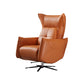 31" Wide Contemporary Wingback Recliner Genuine Leather Wing Chair Recliner