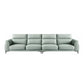 Industrial Sectional Sofa Green Pillow Top Arm Sofa for Living Room
