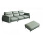 Industrial Sectional Sofa Green Pillow Top Arm Sofa for Living Room
