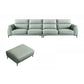 Industrial Sectional Sofa Green Pillow Top Arm Sofa for Living Room