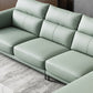 Industrial Sectional Sofa Green Pillow Top Arm Sofa for Living Room