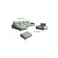 Industrial Sectional Sofa Green Pillow Top Arm Sofa for Living Room