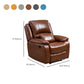 Solid Color Recliner Chair Massage Stain Resistant Standard Recliner