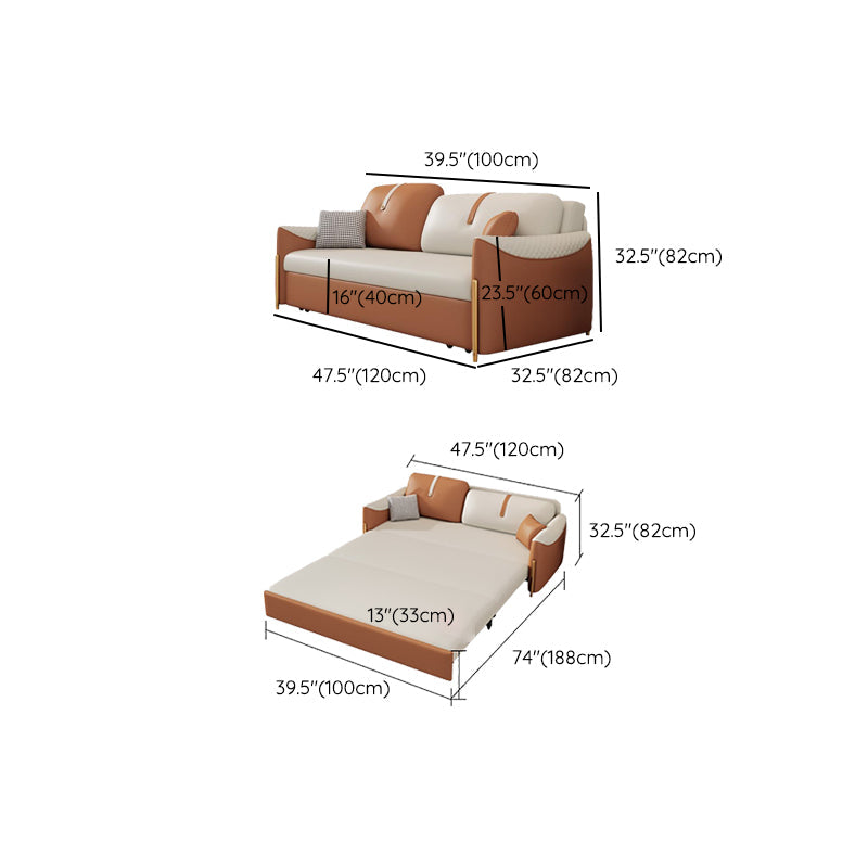 32 "幅のグラム布団ソファベッド枕が含まれていた布団寝台ソファ