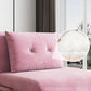31" Wide Glam Futon Sofa Bed Pink Folding Futon Sleeper Sofa