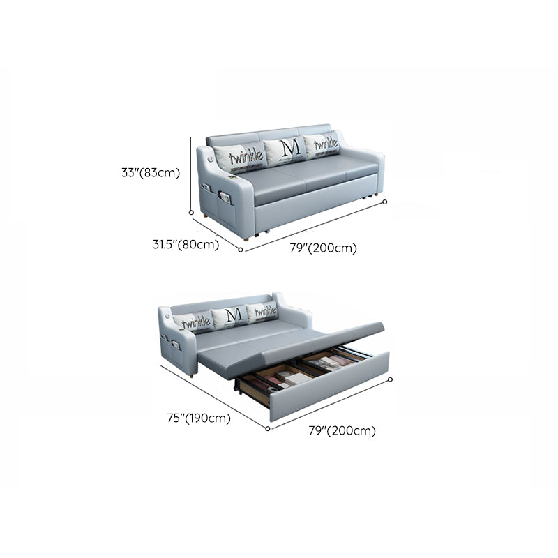 31 "幅のスカンジナビアソファベッド取り外し可能なマットレススリーパーソファ