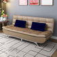 Pillow Included Sofa Futon Armless Futon Sofa Bed with Metal Legs