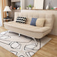 Pillow Included Sofa Futon Armless Futon Sofa Bed with Metal Legs