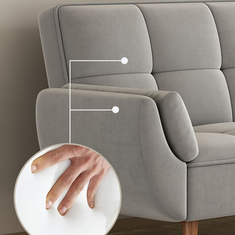 31" Wide Glam Futon Sofa Bed Cushion Back Folding Futon Sleeper Sofa