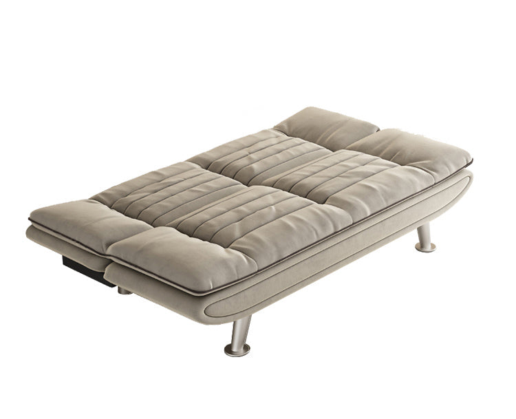 31" Wide Glam Futon Sofa Bed Cushion Back Folding Futon Sleeper Sofa