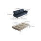 31" Wide Glam Futon Sofa Bed Cushion Back Folding Futon Sleeper Sofa