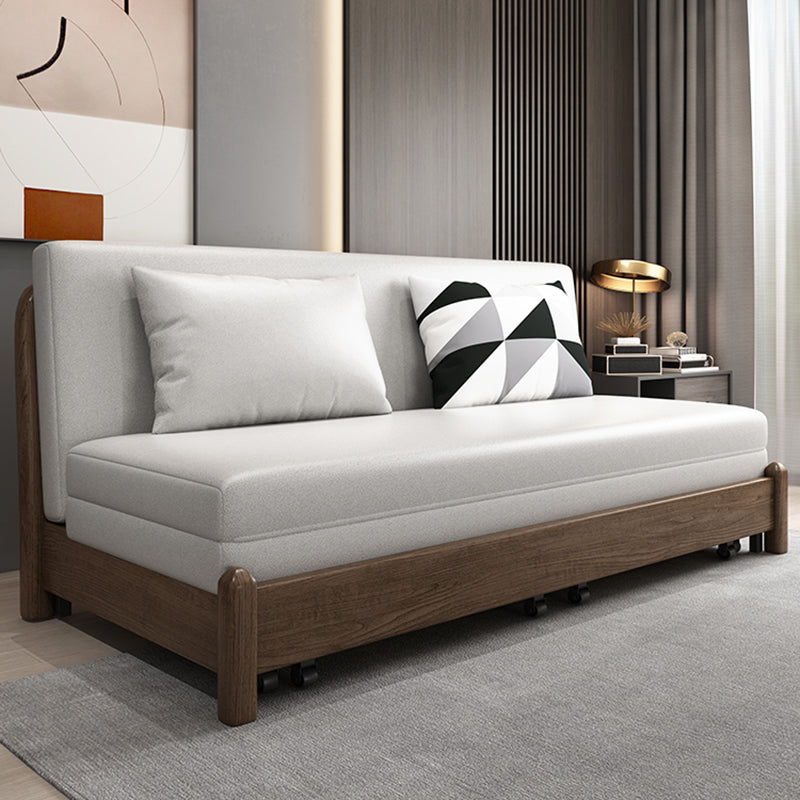 Pillow Included Sofa Futon Armless Futon Sofa Bed with Storage Clearhalo 'furn' 'furn_futons' 'Furniture' 'Futons & Daybeds' 'Futons' 'Living Room Furniture' 6670908