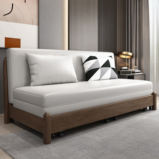Pillow Included Sofa Futon Armless Futon Sofa Bed with Storage Clearhalo 'furn' 'furn_futons' 'Furniture' 'Futons & Daybeds' 'Futons' 'Living Room Furniture' 6670908