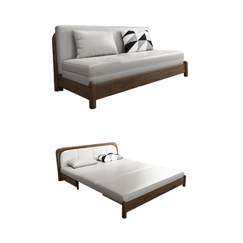 Pillow Included Sofa Futon Armless Futon Sofa Bed with Storage 73"L x 31.5"W x 33.5"H Clearhalo 'furn' 'furn_futons' 'Furniture' 'Futons & Daybeds' 'Futons' 'Living Room Furniture' 6670912