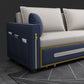 Pillow Included Sofa Futon Square Arms Futon Sofa Bed with Storage Clearhalo 'furn' 'furn_futons' 'Furniture' 'Futons & Daybeds' 'Futons' 'Living Room Furniture' 6670927