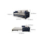Pillow Included Sofa Futon Square Arms Futon Sofa Bed with Storage Clearhalo 'furn' 'furn_futons' 'Furniture' 'Futons & Daybeds' 'Futons' 'Living Room Furniture' 6670935