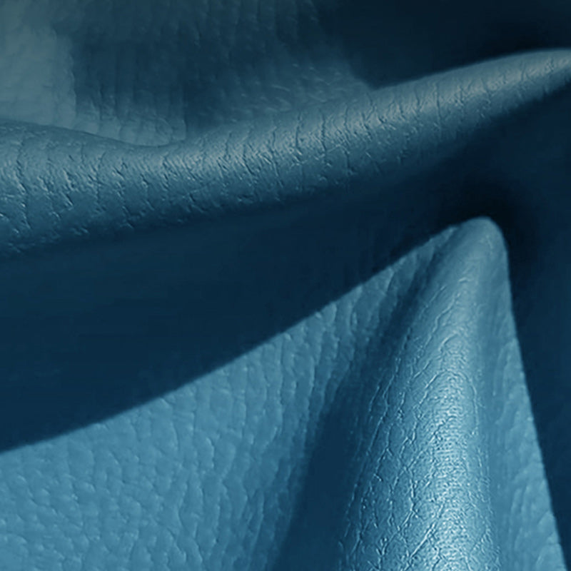 Contemporary Square Arm Loose Back Sofa and Chaise Beige Faux Leather U Sofa