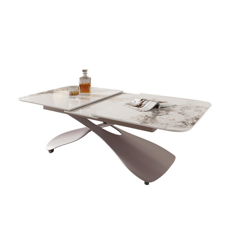 No Distressing Slate Coffee Table Rectangle Cocktail Table for Bedroom Marble Violet Clearhalo 'Coffee & Accent Tables' 'Coffee Tables' 'coffee_tables' 'furn' 'furn_coffee_tables' 'Furniture' 'Living Room Furniture' 6671161
