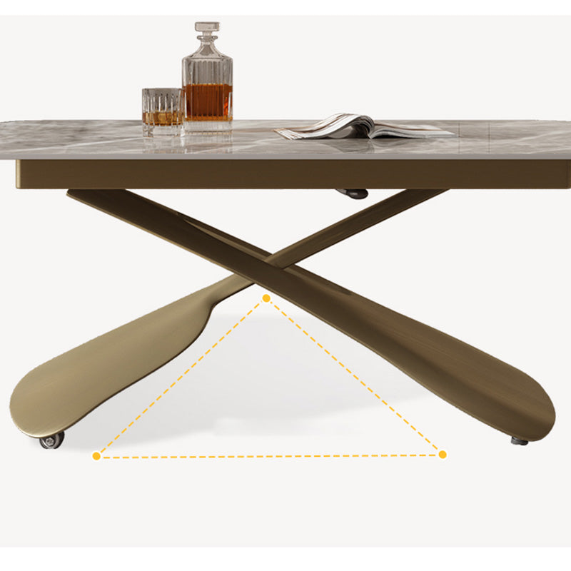 No Distressing Slate Coffee Table Rectangle Cocktail Table for Bedroom Clearhalo 'Coffee & Accent Tables' 'Coffee Tables' 'coffee_tables' 'furn' 'furn_coffee_tables' 'Furniture' 'Living Room Furniture' 6671172