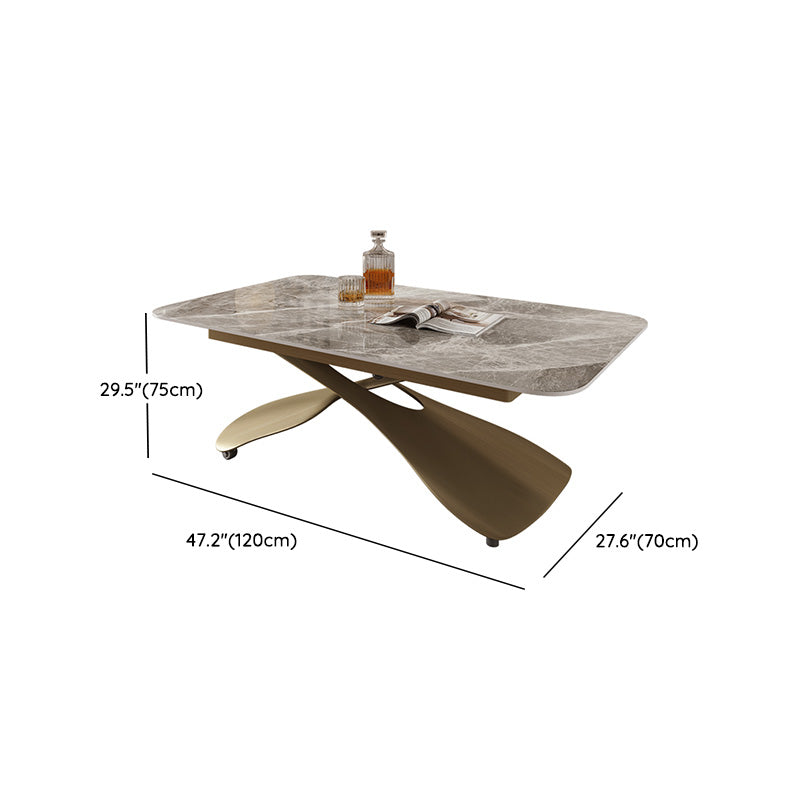 No Distressing Slate Coffee Table Rectangle Cocktail Table for Bedroom Clearhalo 'Coffee & Accent Tables' 'Coffee Tables' 'coffee_tables' 'furn' 'furn_coffee_tables' 'Furniture' 'Living Room Furniture' 6671185