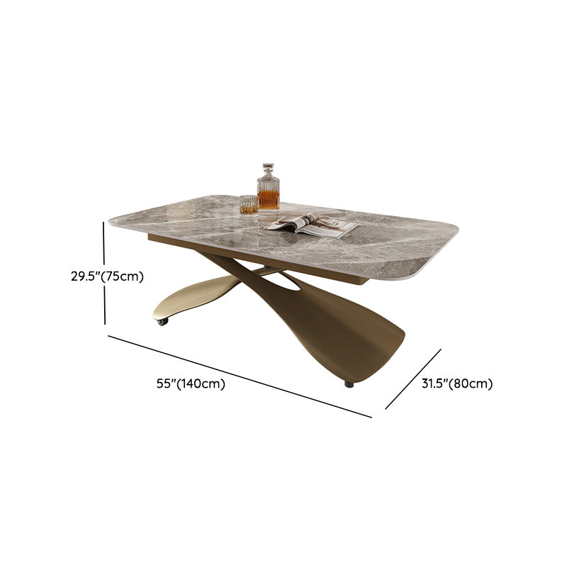 No Distressing Slate Coffee Table Rectangle Cocktail Table for Bedroom Clearhalo 'Coffee & Accent Tables' 'Coffee Tables' 'coffee_tables' 'furn' 'furn_coffee_tables' 'Furniture' 'Living Room Furniture' 6671187