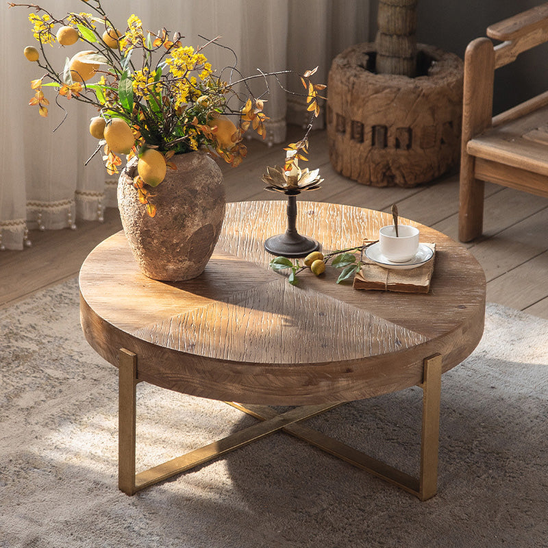 Solid Wood Coffee Table Block Natural Color Coffee Table for Living Room Clearhalo 'Coffee & Accent Tables' 'Coffee Tables' 'coffee_tables' 'furn' 'furn_coffee_tables' 'Furniture' 'Living Room Furniture' 6671393