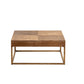 Solid Wood Coffee Table Block Natural Color Coffee Table for Living Room 31"L x 31"W x 14"H Clearhalo 'Coffee & Accent Tables' 'Coffee Tables' 'coffee_tables' 'furn' 'furn_coffee_tables' 'Furniture' 'Living Room Furniture' 6671395
