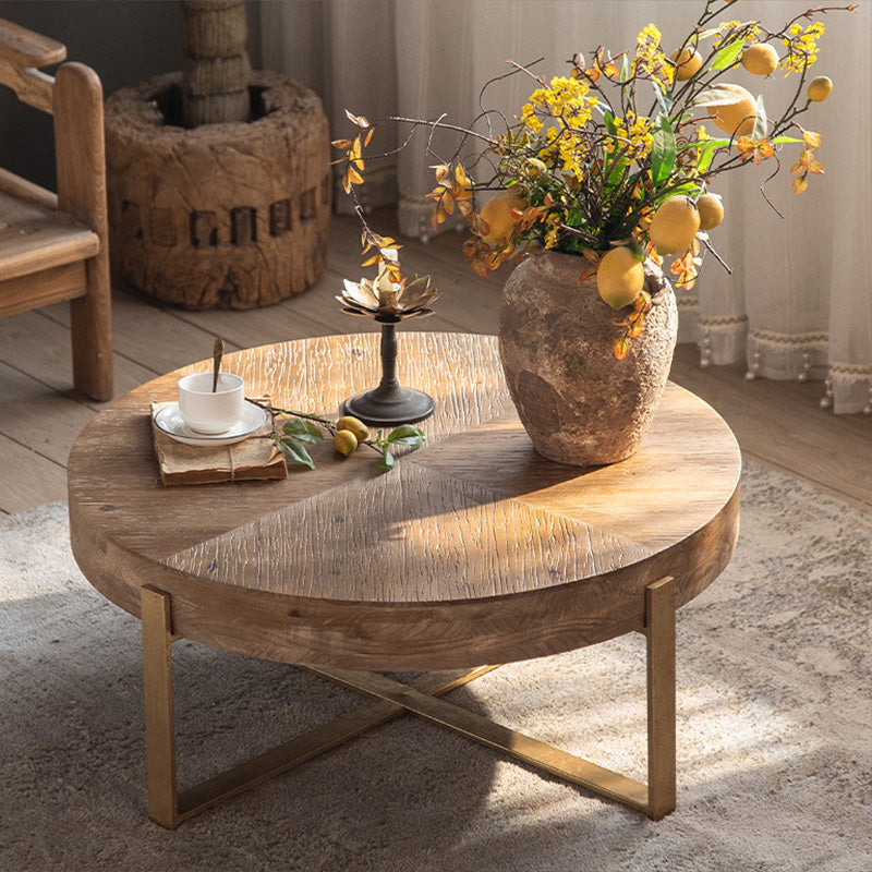 Solid Wood Coffee Table Block Natural Color Coffee Table for Living Room Clearhalo 'Coffee & Accent Tables' 'Coffee Tables' 'coffee_tables' 'furn' 'furn_coffee_tables' 'Furniture' 'Living Room Furniture' 6671398