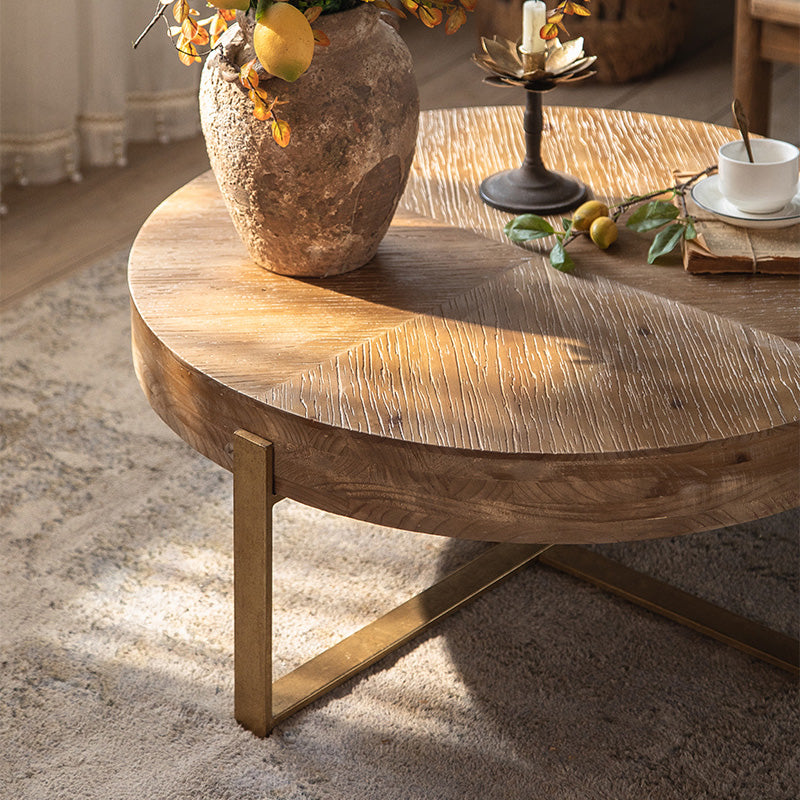 Solid Wood Coffee Table Block Natural Color Coffee Table for Living Room Clearhalo 'Coffee & Accent Tables' 'Coffee Tables' 'coffee_tables' 'furn' 'furn_coffee_tables' 'Furniture' 'Living Room Furniture' 6671406