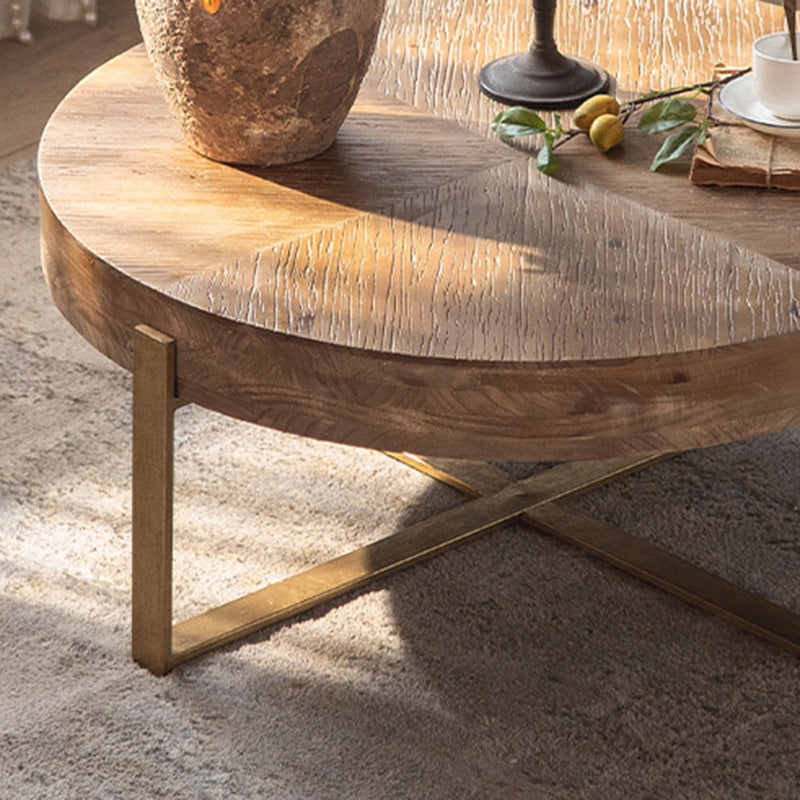 Solid Wood Coffee Table Block Natural Color Coffee Table for Living Room Clearhalo 'Coffee & Accent Tables' 'Coffee Tables' 'coffee_tables' 'furn' 'furn_coffee_tables' 'Furniture' 'Living Room Furniture' 6671408