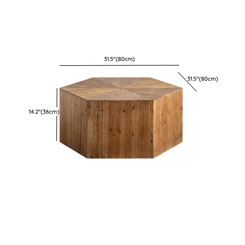 Solid Wood Coffee Table Block Natural Color Coffee Table for Living Room Clearhalo 'Coffee & Accent Tables' 'Coffee Tables' 'coffee_tables' 'furn' 'furn_coffee_tables' 'Furniture' 'Living Room Furniture' 6671411