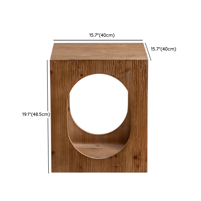 Solid Wood Coffee Table Block Natural Color Coffee Table for Living Room Clearhalo 'Coffee & Accent Tables' 'Coffee Tables' 'coffee_tables' 'furn' 'furn_coffee_tables' 'Furniture' 'Living Room Furniture' 6671412
