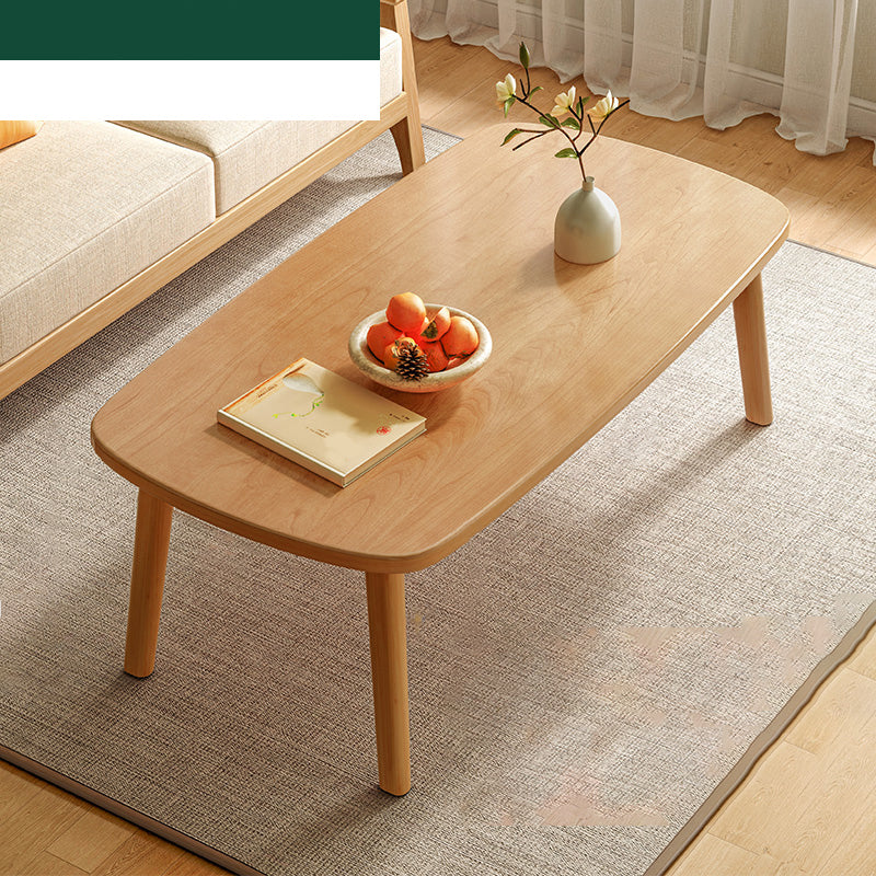 Tavolino laterale contemporaneo da 17 "H -tavolo in legno in legno massiccio