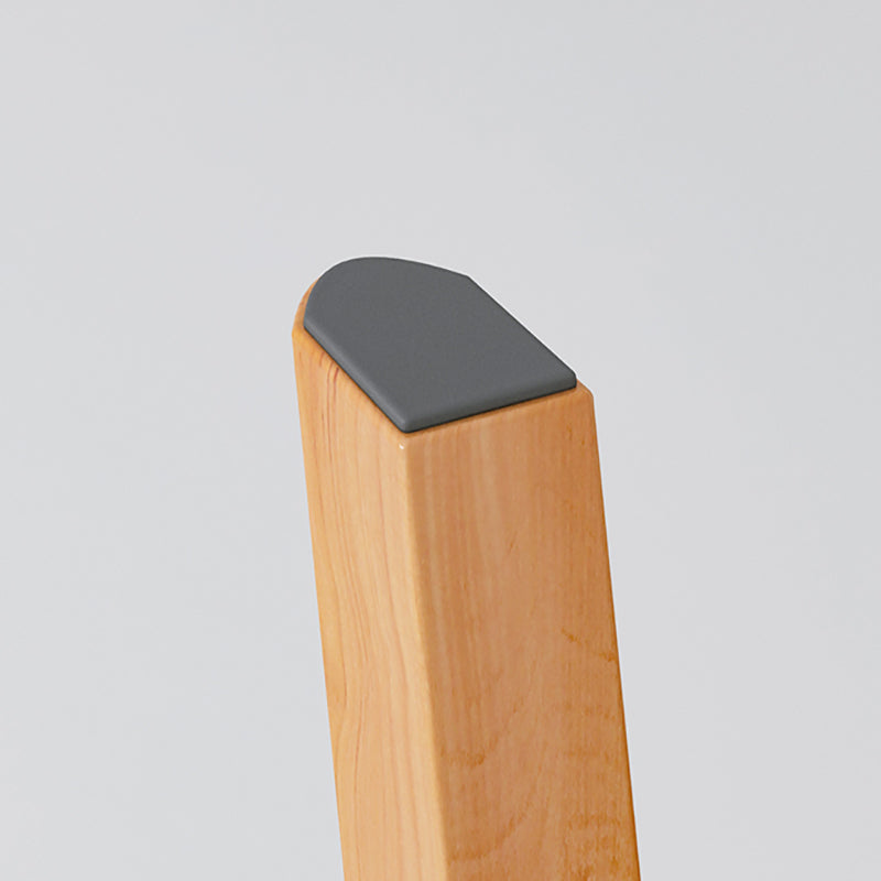 Tavolino laterale contemporaneo da 17 "H -tavolo in legno in legno massiccio