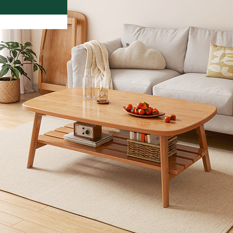 Tavolino laterale contemporaneo da 17 "H -tavolo in legno in legno massiccio