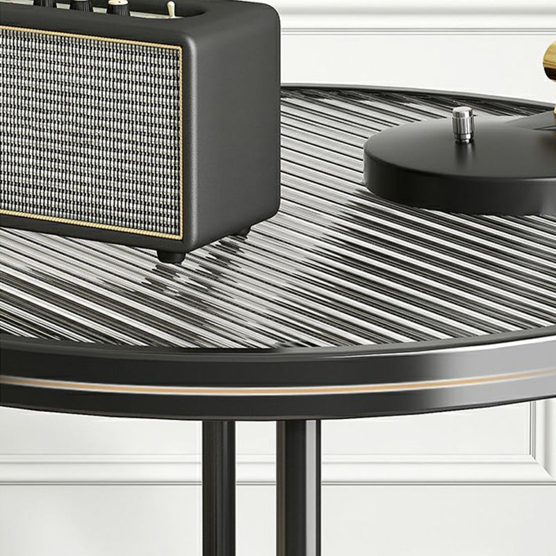 Contemporary Side Table Metal Accent Side Table for Living Room