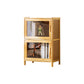 Contemporary Rectangle Storage Cabinet Natural Finish Accent Cabinet with Doors 17"L x 13"W x 27"H Light Yellow Clearhalo 'Cabinets & Chests' 'cabinets_chests' 'furn' 'furn_cabinets_chests' 'Furniture' 'Living Room Furniture' 6671812