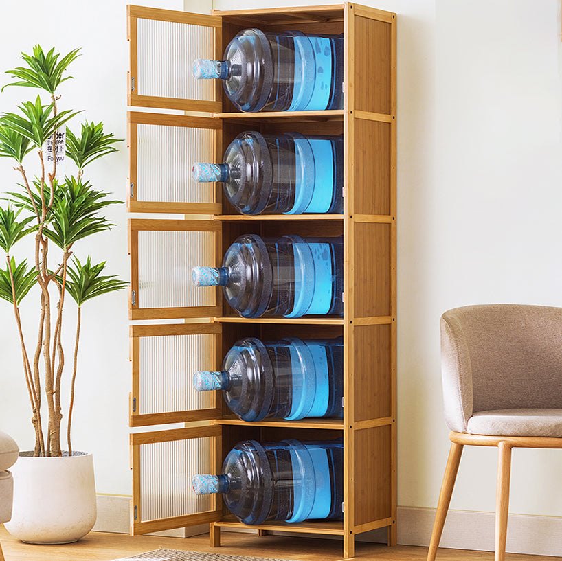 Contemporary Rectangle Storage Cabinet Natural Finish Accent Cabinet with Doors Clearhalo 'Cabinets & Chests' 'cabinets_chests' 'furn' 'furn_cabinets_chests' 'Furniture' 'Living Room Furniture' 6671827