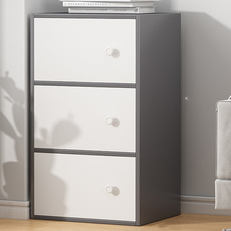 Contemporary Rectangle Storage Cabinet Manufactured Wood Accent Cabinet with Doors Clearhalo 'Cabinets & Chests' 'cabinets_chests' 'furn' 'furn_cabinets_chests' 'Furniture' 'Living Room Furniture' 6671888