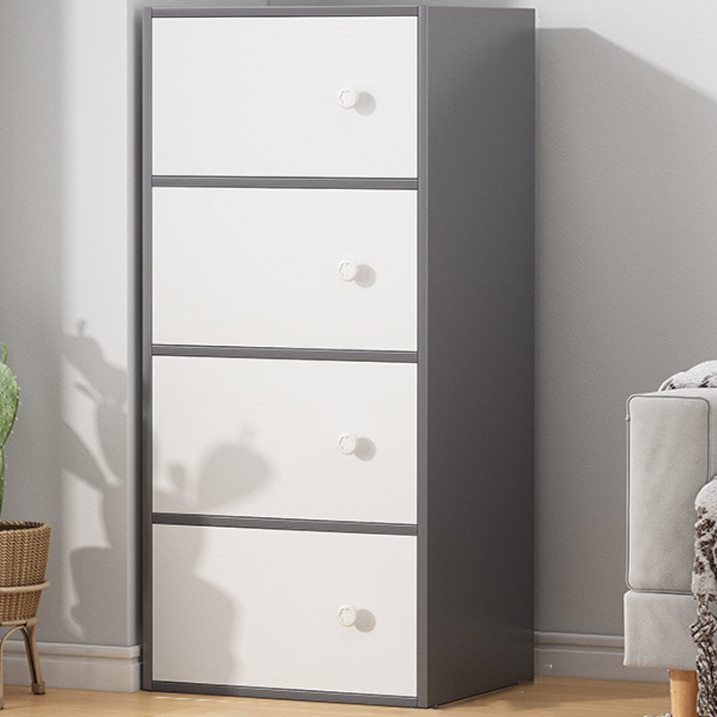 Contemporary Rectangle Storage Cabinet Manufactured Wood Accent Cabinet with Doors Clearhalo 'Cabinets & Chests' 'cabinets_chests' 'furn' 'furn_cabinets_chests' 'Furniture' 'Living Room Furniture' 6671889