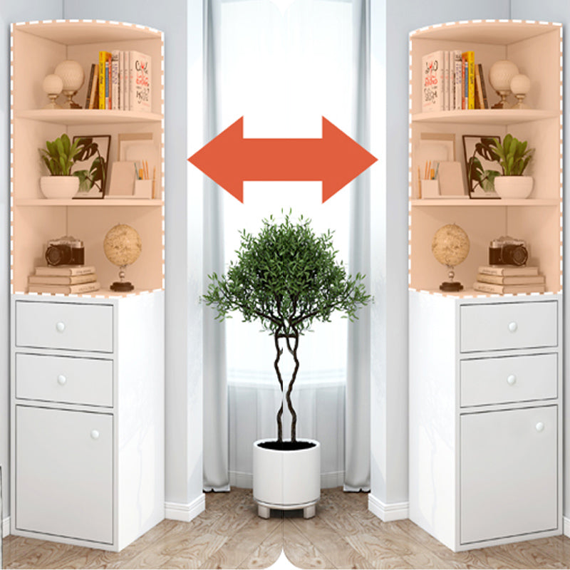 Contemporary 1 Door Accent Cabinet Corner Straight Legs Storage Cabinet Clearhalo 'Cabinets & Chests' 'cabinets_chests' 'furn' 'furn_cabinets_chests' 'Furniture' 'Living Room Furniture' 6671963