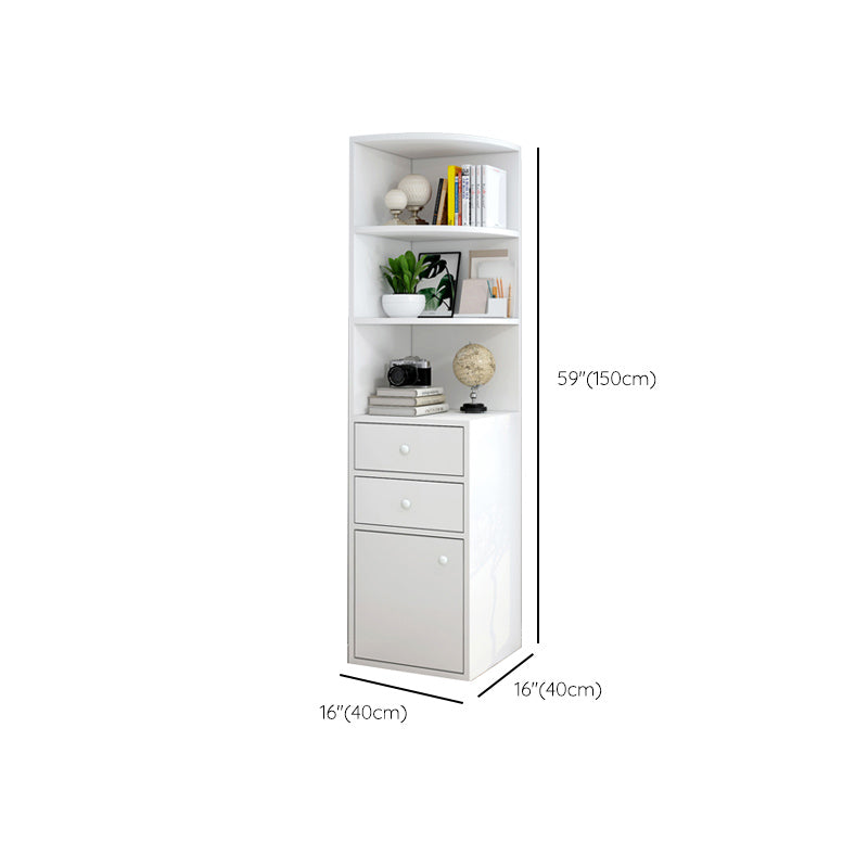 Contemporary 1 Door Accent Cabinet Corner Straight Legs Storage Cabinet Clearhalo 'Cabinets & Chests' 'cabinets_chests' 'furn' 'furn_cabinets_chests' 'Furniture' 'Living Room Furniture' 6671968