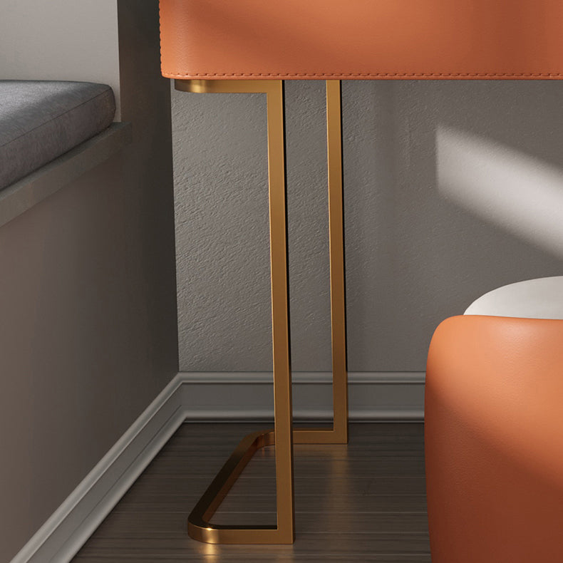 Glam da 17,72 "vanità di trucco in legno con 5 cassetti per la camera da letto