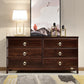 Mid-Century Modern Accent Chest Rectangle Brown Lacquered Wood Chest Clearhalo 'Cabinets & Chests' 'cabinets_chests' 'furn' 'furn_cabinets_chests' 'Furniture' 'Living Room Furniture' 6672060